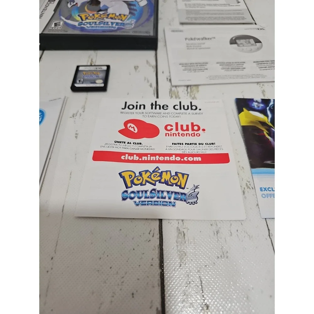 Pokémon SoulSilver Version Nintendo DS Authentic Tested Complete CIB